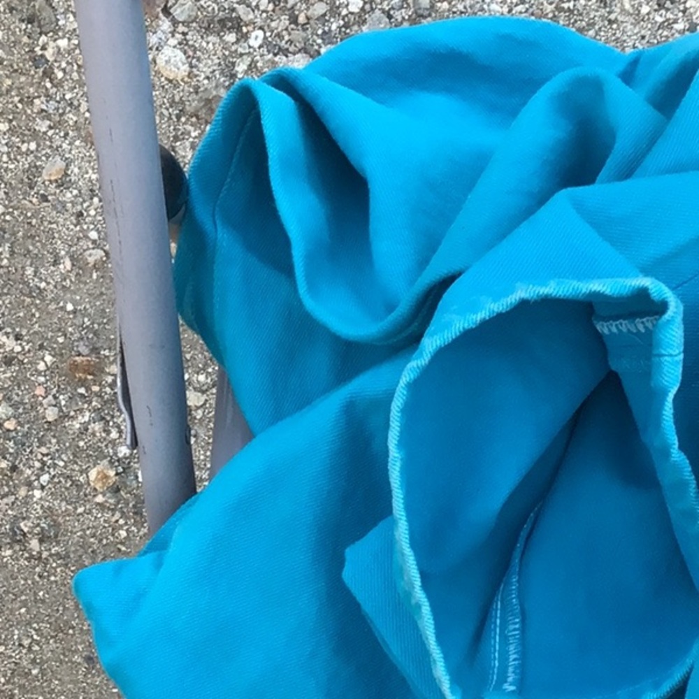 Levi's Vibrant Turquoise Straight Jeans vintage yr 84 USA 31/30 used conditions - Picture 11 of 16